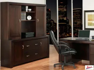 Cont Office Credenza With Hutch