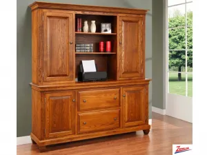 Florent Office Credenza With Hutch