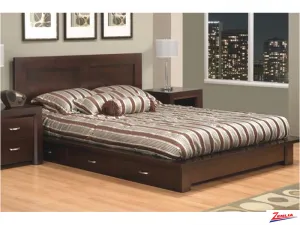 Cont Platform Storage Bed
