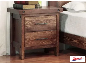 Raft Two Drawer Night Stand