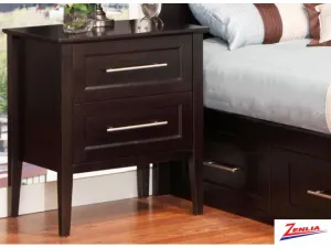 Stock Two Drawer Night Stand