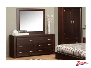 Cont 6 Drawer Dresser And Mirror
