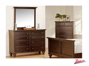 George 8 Drawer High Dresser
