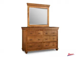 Proven 6 Drawer Dresser And Mirror