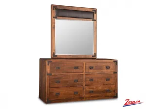 Sara 6 Drawer Dresser And Mirror
