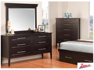 Stock 6 Drawer Dresser And Mirror