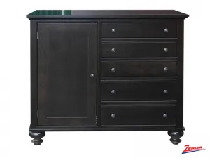 George 1 Door 5 Drawer Mule Chest