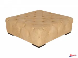 Fully Tufted Square Ottoman