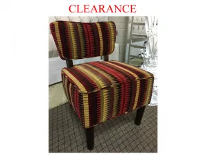 Clearance Accent Chair With 2 Toss Cushions