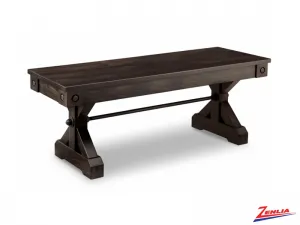 Raft Pedestal Bench 48