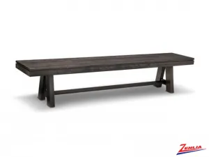 Steel Pedestal Bench 72
