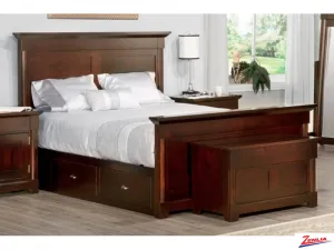 Hud Bed 4 Drawer Storage Platform With High Footboard
