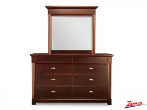 Hud 8 Drawer Dresser and Mirror