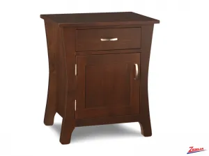 York 1 Door and 1 Drawer Night Stand
