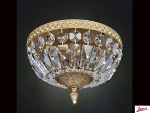 Lemi 2 Light Flush Mount With Chrome