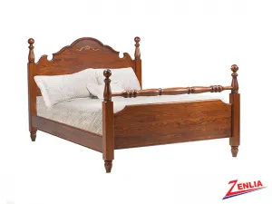 Country Round Panel Bed