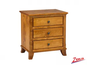 Bour 3 Drawer Night Stand Large