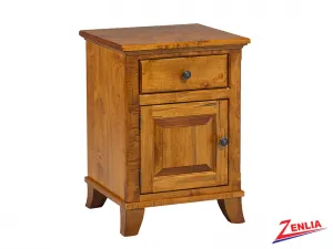 Bour 1 Drawer 1 Door Night Stand Small