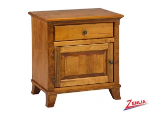 Bour 1 Drawer 1 Door Night Stand Large