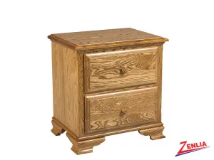 Country 2 Drawer Night Stand Large