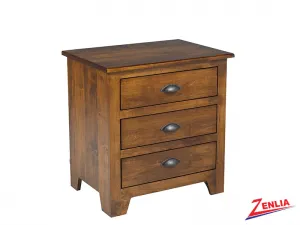 Lake 3 Drawer Night Stand Large