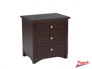 Mont 3 Drawer Night Stand Large