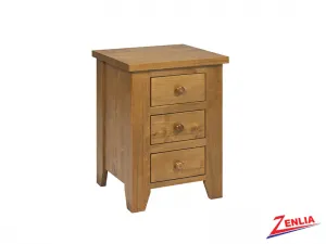 Ruff 3 Drawer Night Stand Small