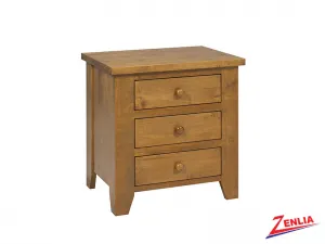 Ruff 3 Drawer Night Stand Large