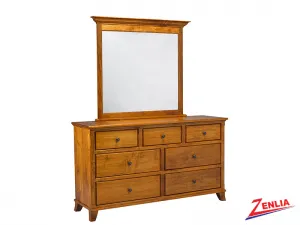 Bour 7 Drawer Dresser And Mirror