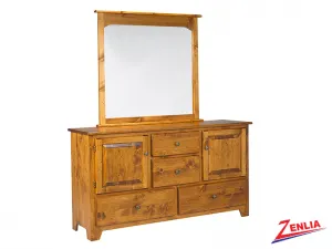 Have 8 Drawer 2 Door Dresser And Mirror