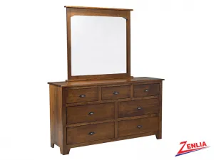 Lake 7 Drawer Dresser And Mirror
