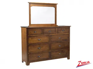 Lake 9 Drawer Dresser And Mirror