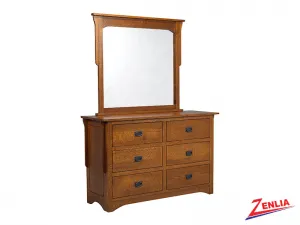 Miss 6 Drawer Dresser and Mirror