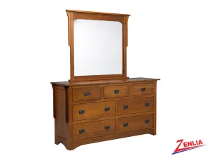 Miss 7 Drawer Dresser and Mirror