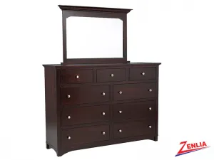 Mont 9 Drawer Dresser and Mirror