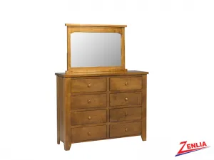 Ruff 8 Drawer Dresser and Mirror