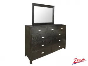 Urban 9 Drawer Dresser and Mirror