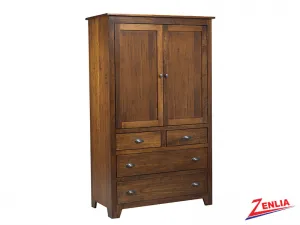 Lake Plain Top Armoire Large