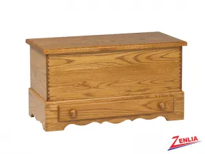 Country Blanket Box With Drawer