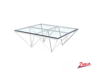 Luxo Silver Coffee Table