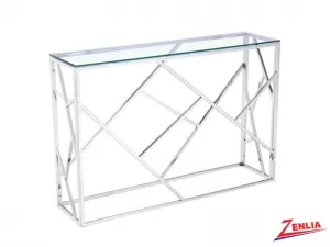 Caro Silver Console Table