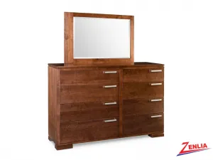 Cordo 8 Drawer Dresser and Mirror