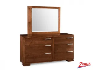 Cordo 6 Drawer Dresser and Mirror