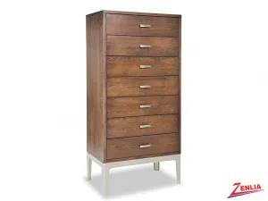 Defined 7 Drawers Chest With Metal Base
