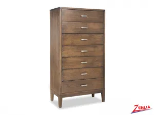 Defined 7 Drawers Chest With Wood Base