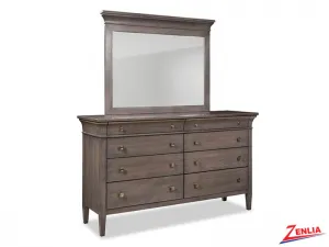 Promin Eight Drawer Dresser With Mirror