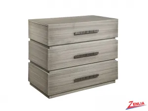 Simpli Three Drawer Large Night Stand