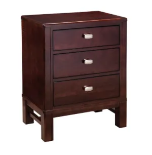 West Three Drawers Night Stand