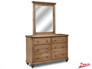Mill Double Dresser and Mirror