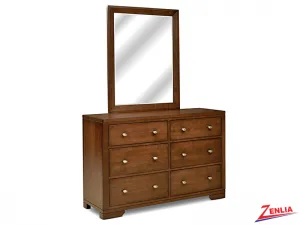 Symet Double Dresser And Mirror